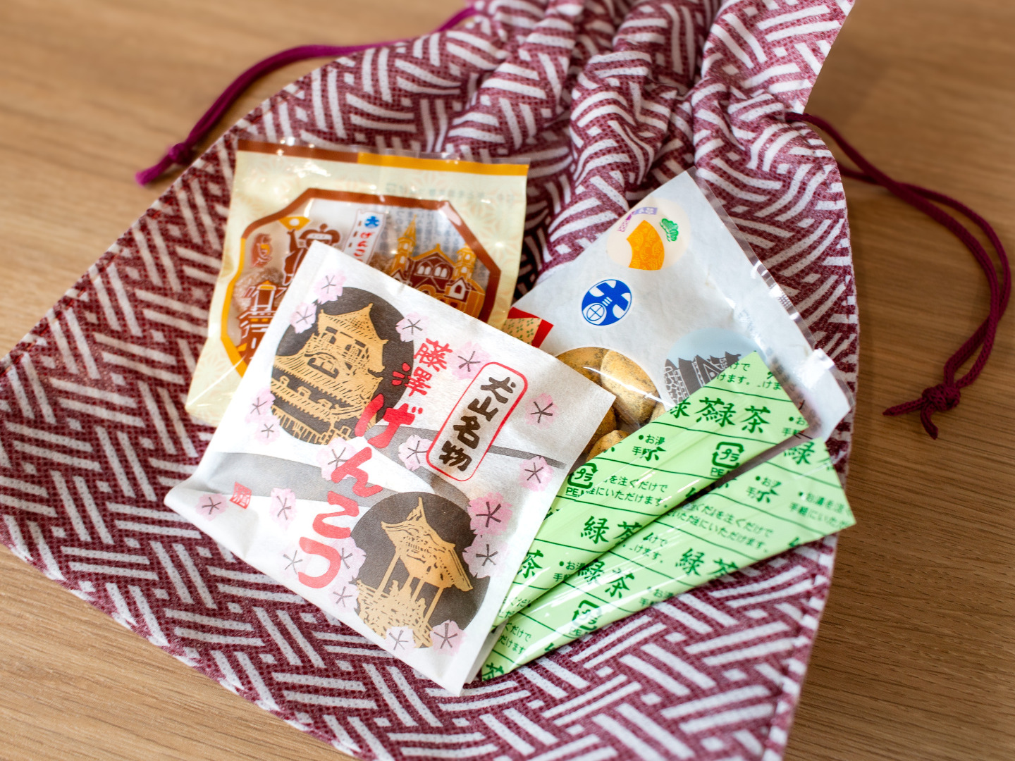 犬山名物の和菓子セット