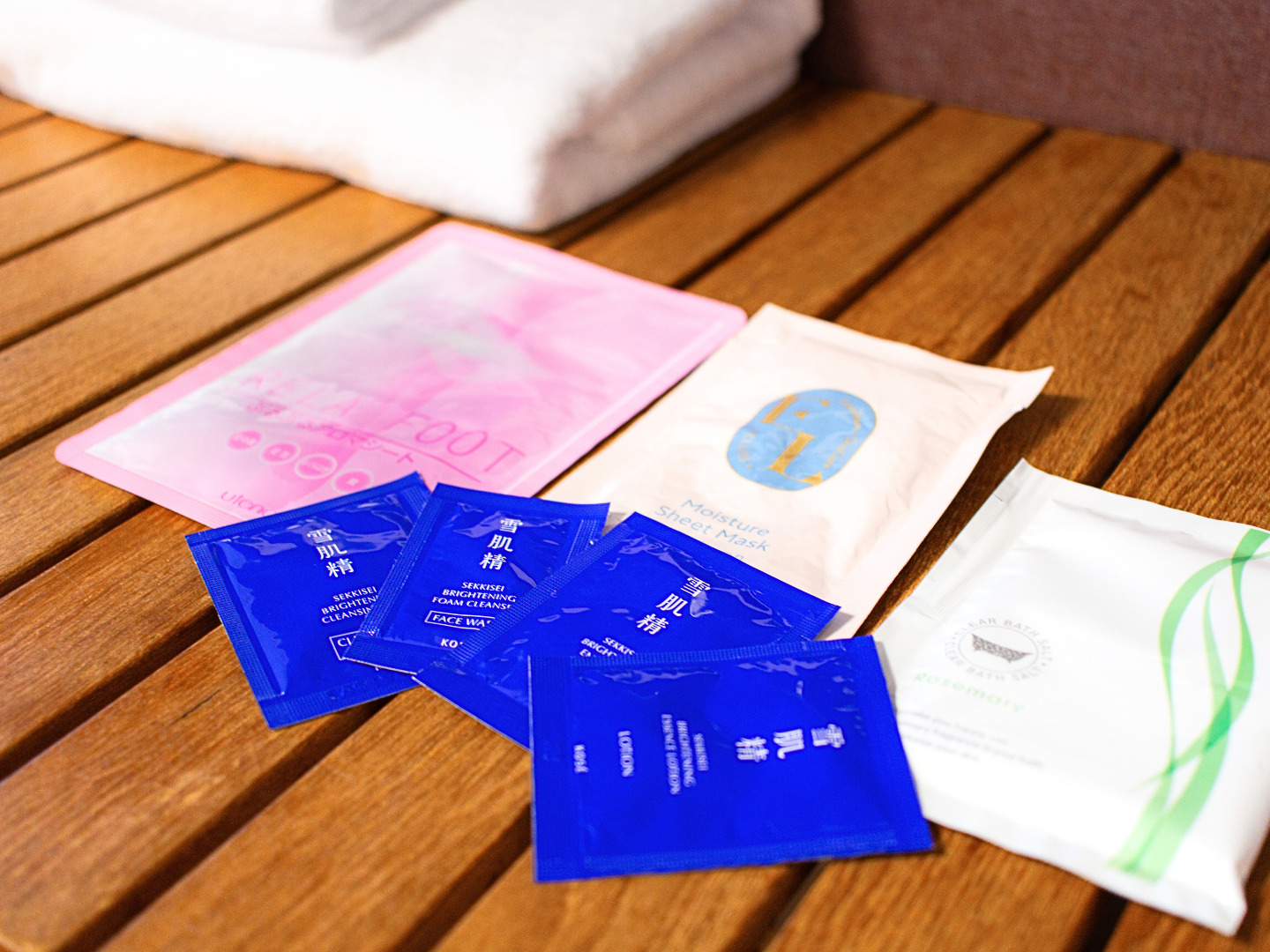 充実のレディースアメニティセット